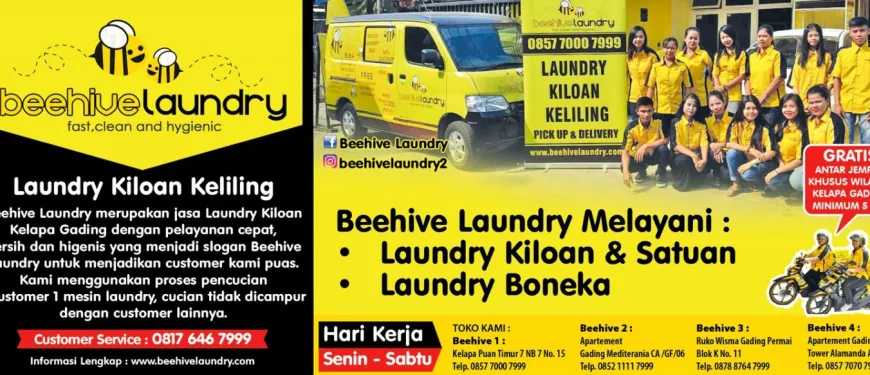 Antar jemput laundry di kelapa gading