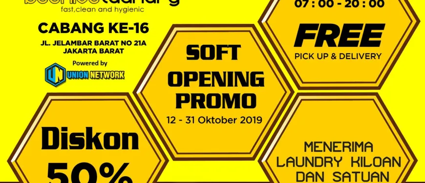 Beehive Laundry ke 16 telah dibuka